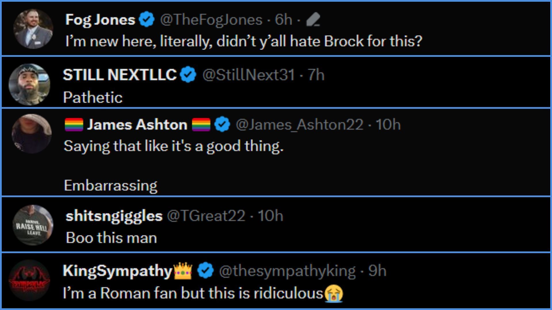 Reactions to Reigns&#039; title run.