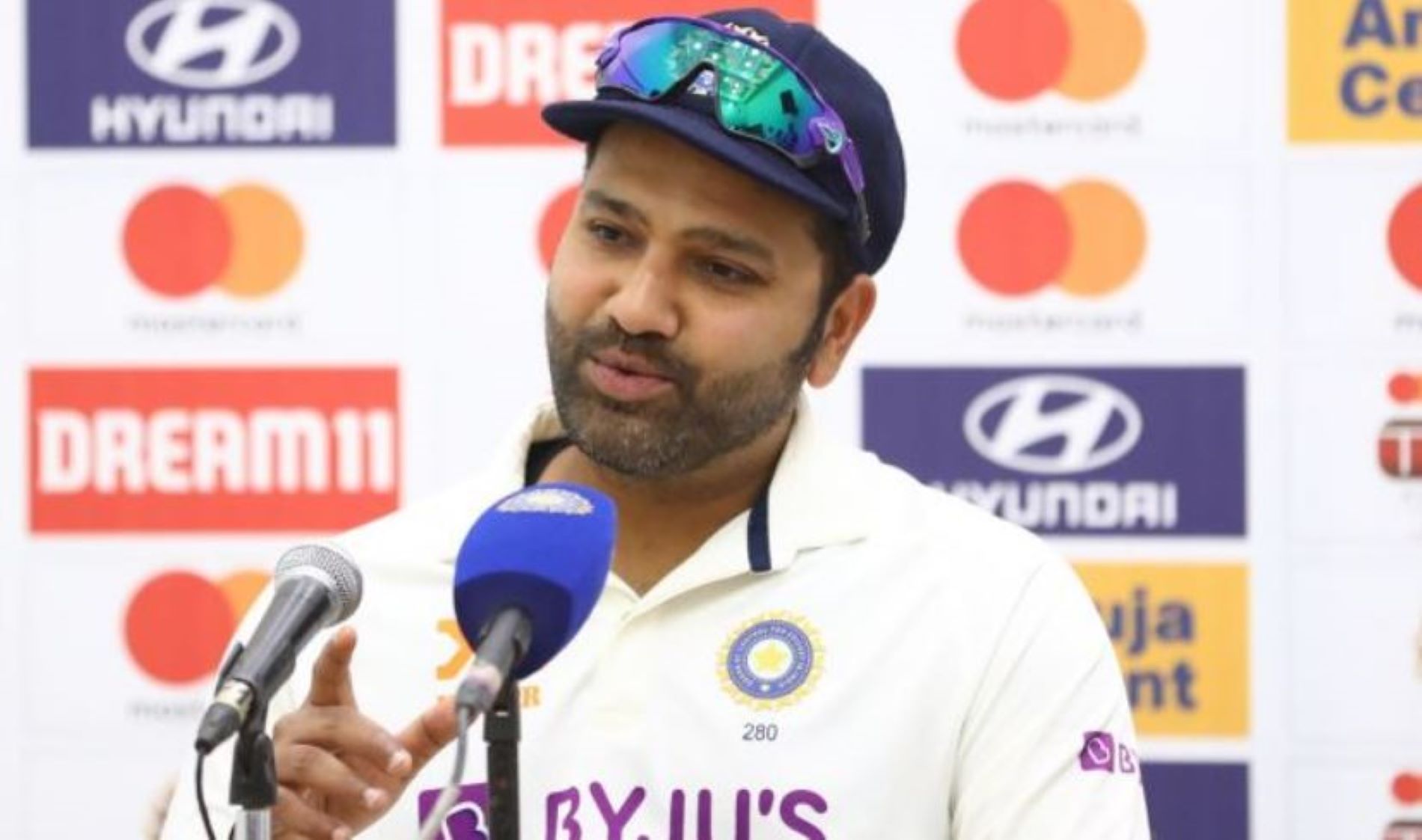 Rohit Sharma hit out at former players' criticizing the pitches in the Australia series at home.