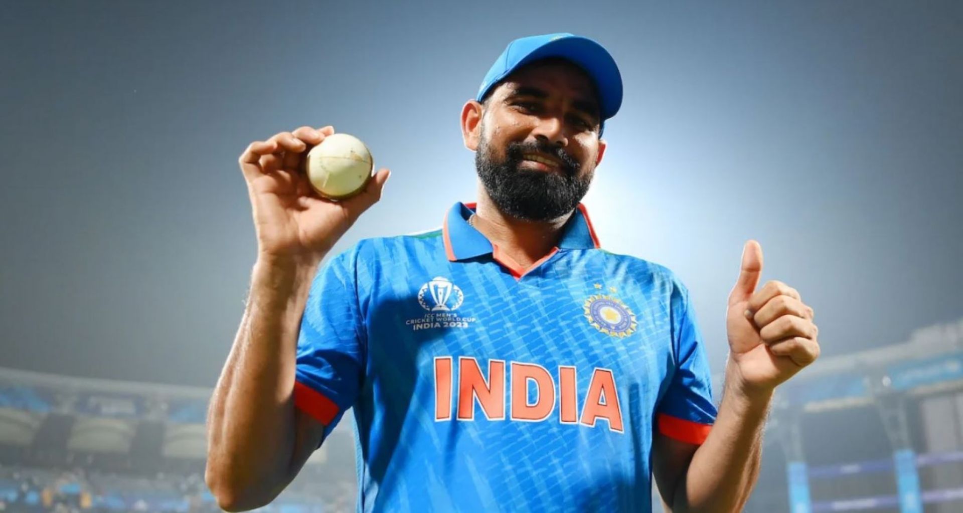 Mohammed Shami picked up his third five-wicket haul in ODI World Cups.