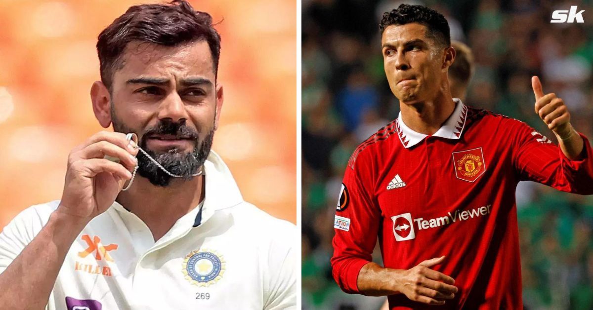 Virat Kohli and Cristiano Ronaldo