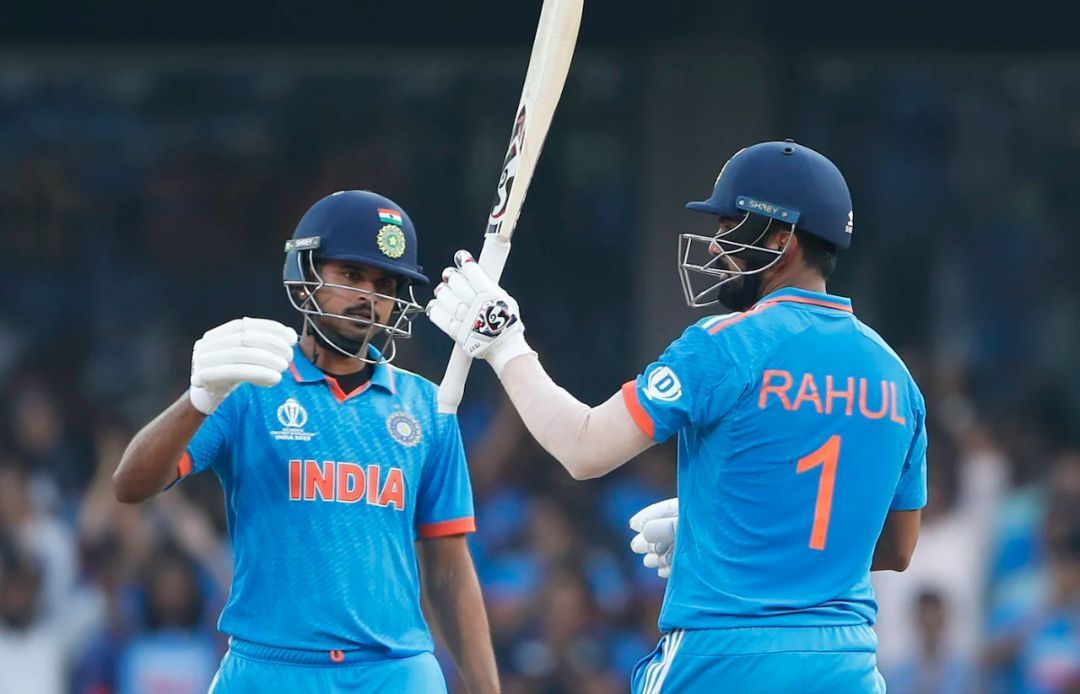 Shreyas Iyer and KL Rahul for India [Getty Images]