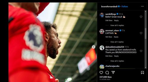 Billings' comment on Fernandes' post