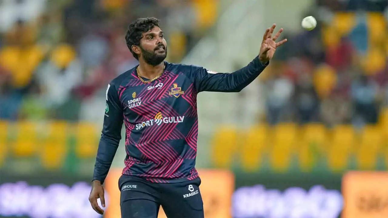 Wanindu Hasaranga in Abu Dhabi T10 League 2021 edition