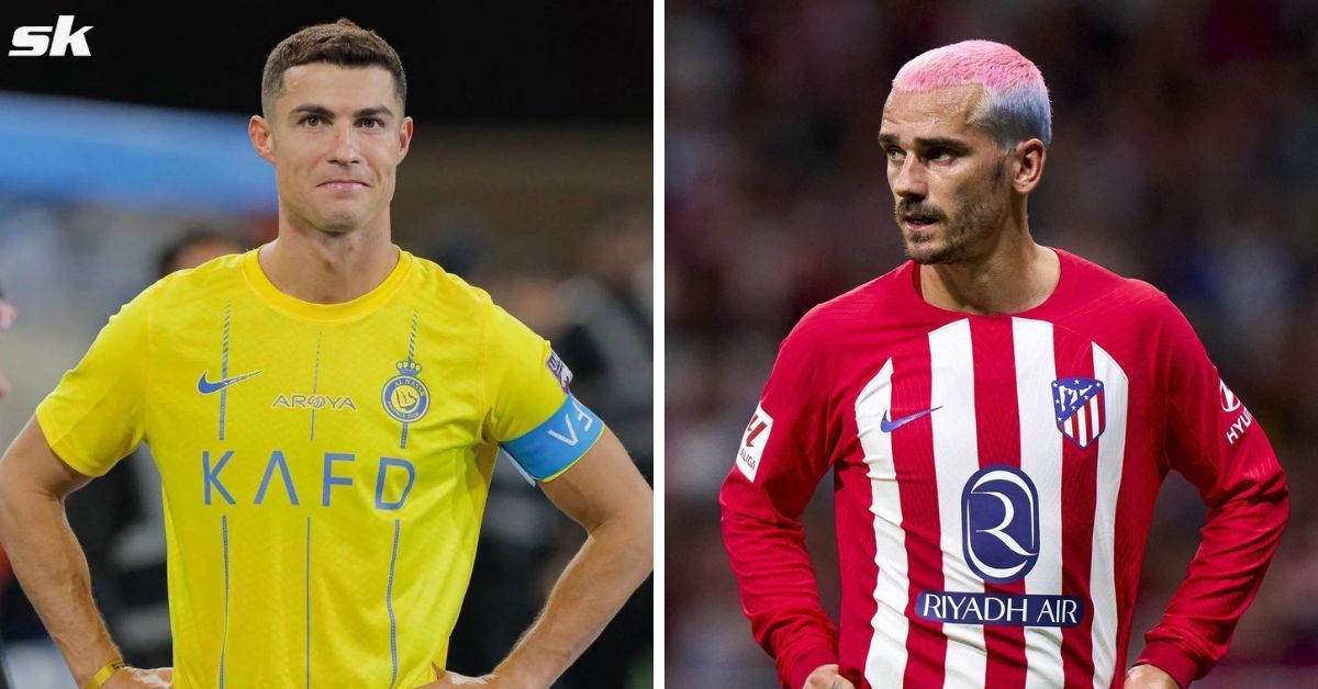 Cristiano Ronaldo (left) and Antoine Griezmann (right)