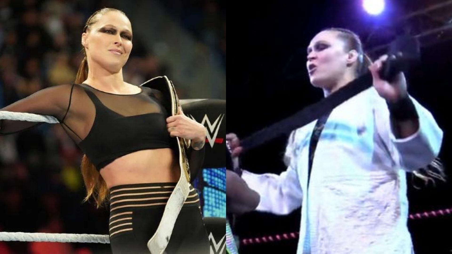 Ronda Rousey teamed up with a familiar face on her return to the ring