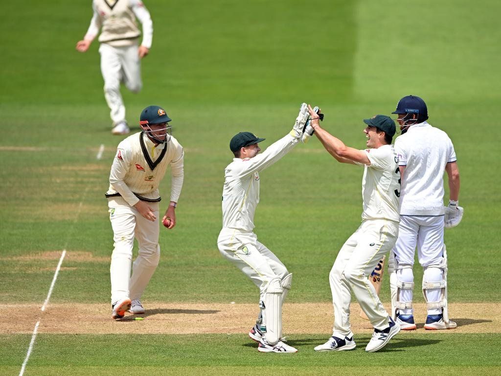 Australia celebrate Jonny Bairstow