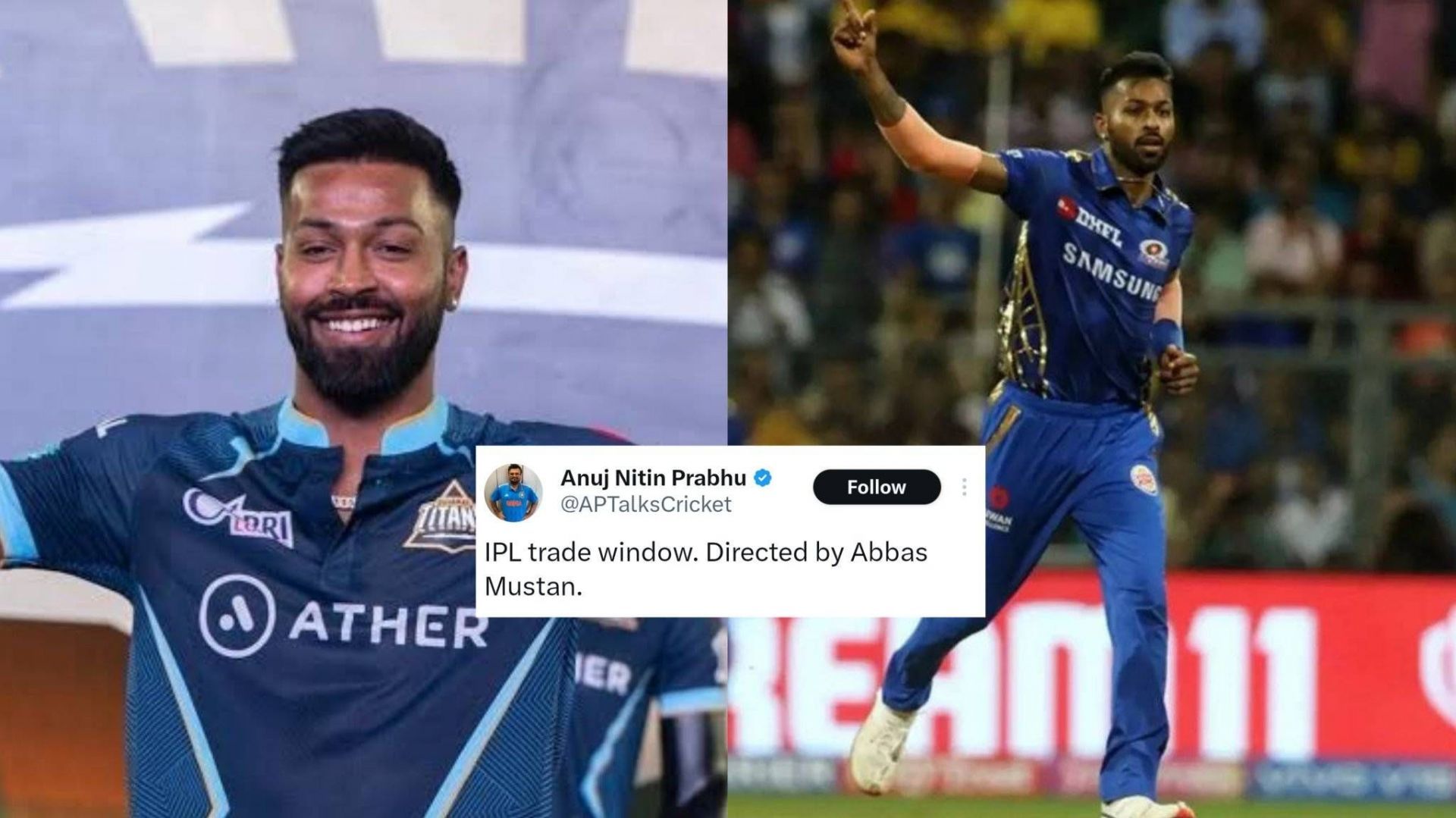 Hardik Pandya has reportedly joined Mumbai Indians (Image: X)