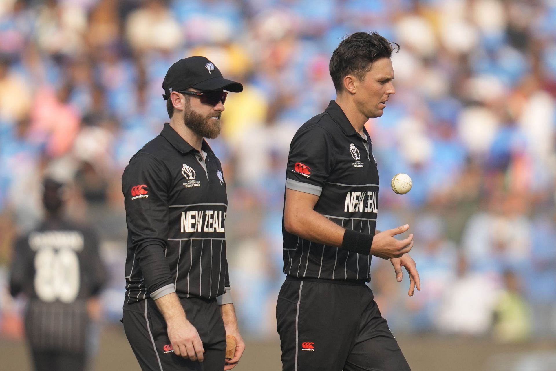 Trent Boult [right] wasn't at his best in the quadrennial tournament