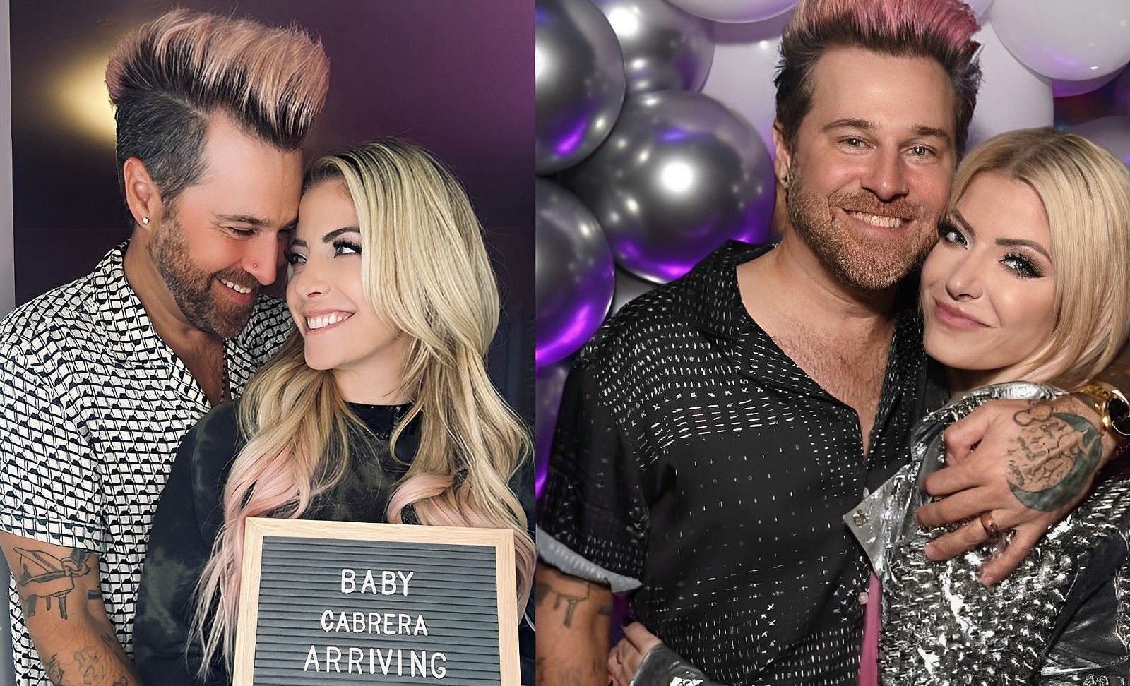 Alexa Bliss with husband Ryan Cabrera