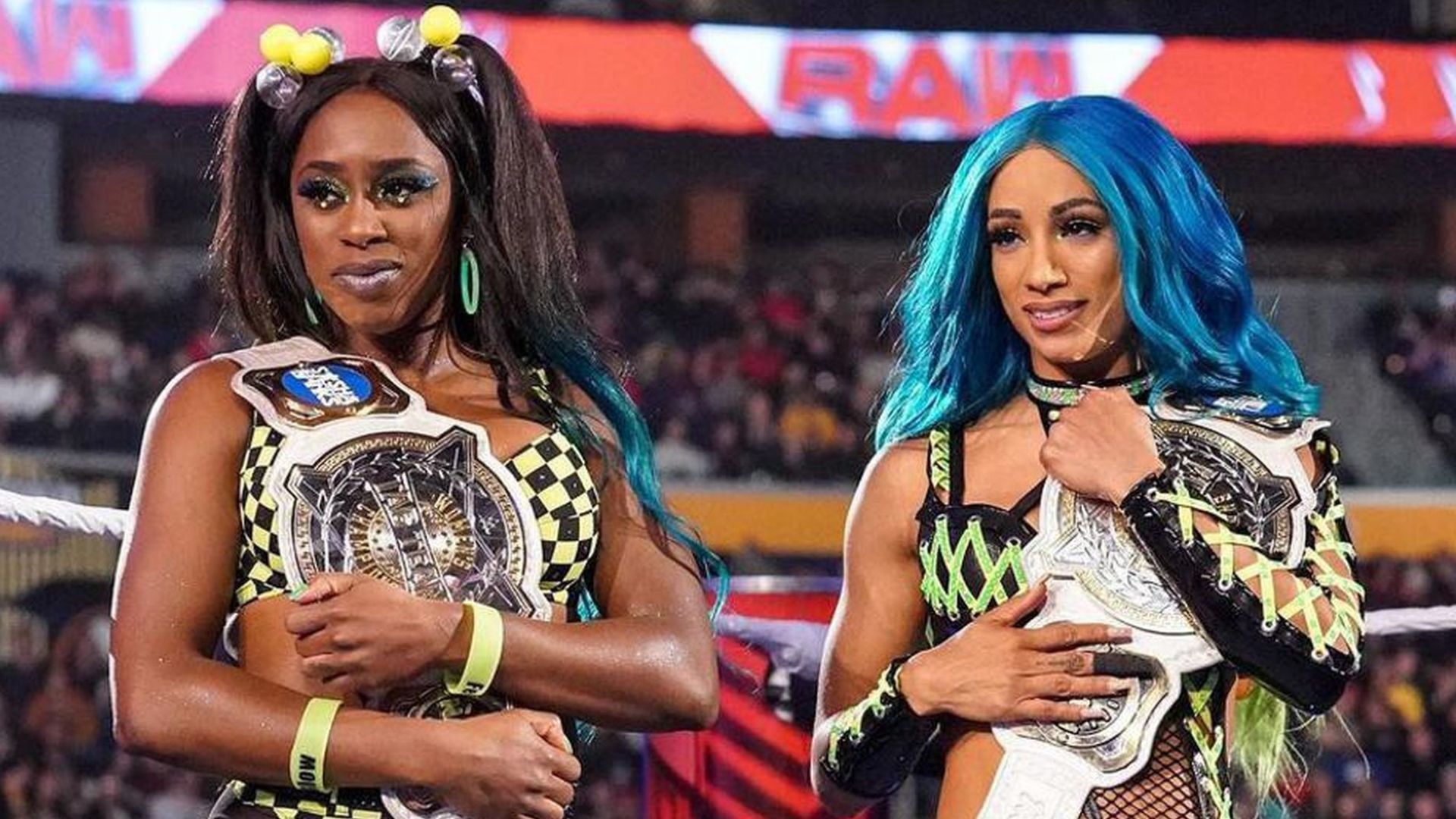 Sasha Banks was one-half of the Women&#039;s Tag Team Champions with Naomi before they left