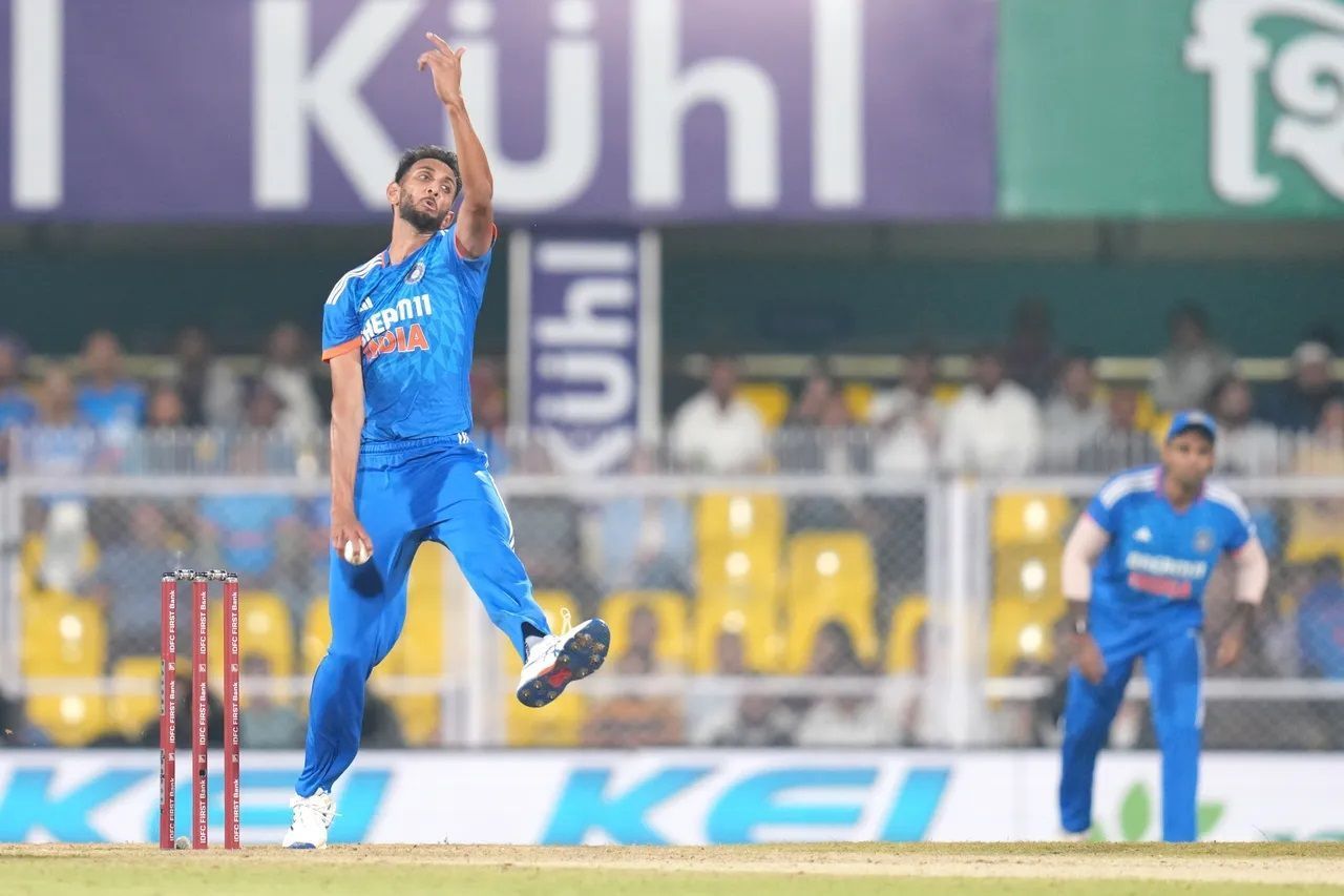 Prasidh Krishna proved extremely expensive in the third T20I between India and Australia. [P/C: BCCI]