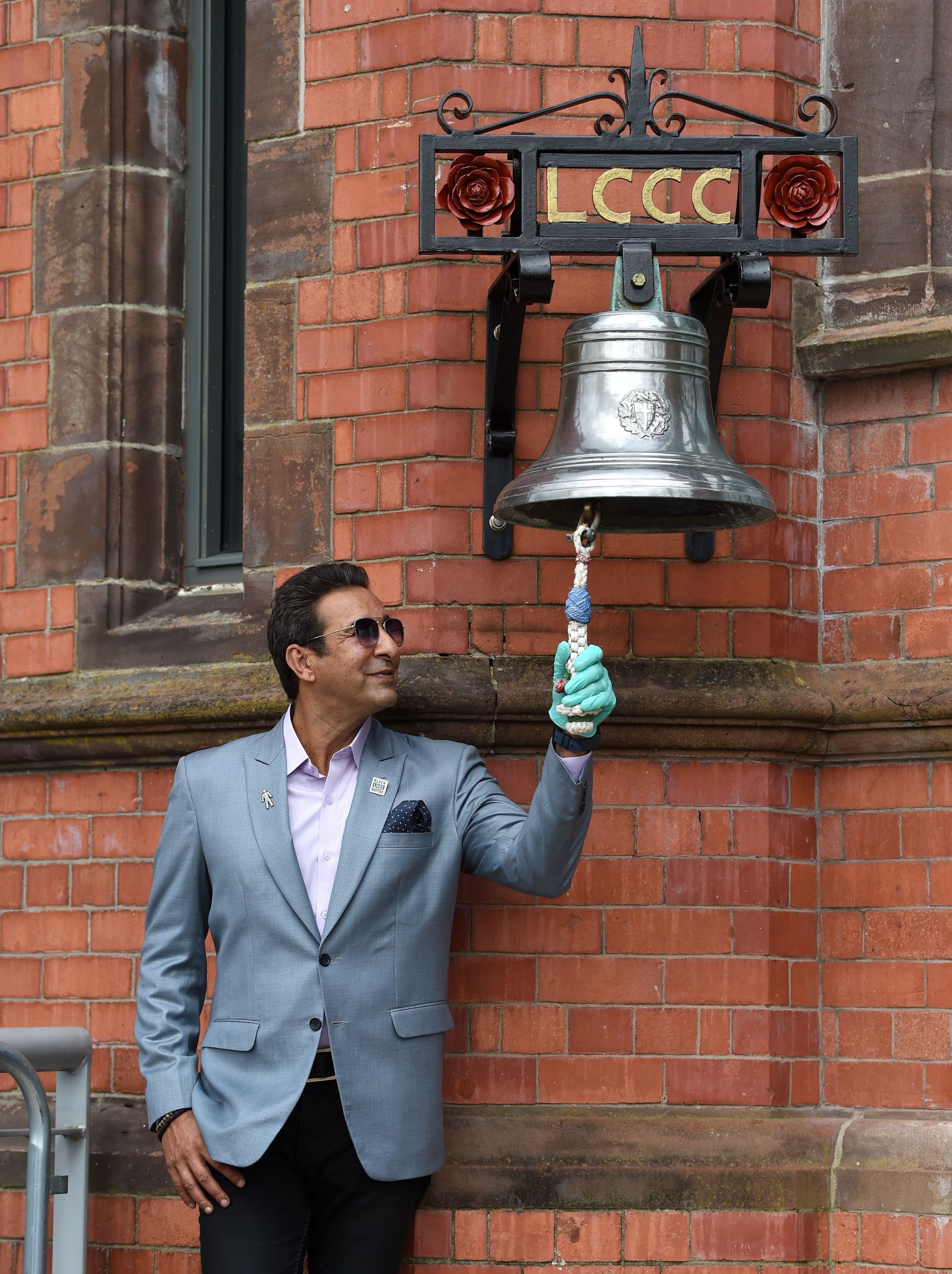 The urbane Wasim Akram.