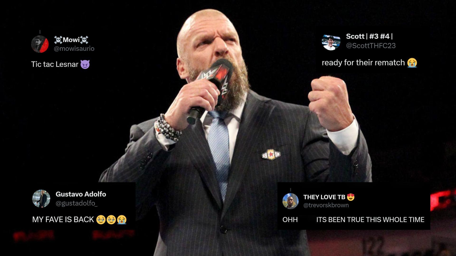 Triple H is the Chief Content Officer of WWE!