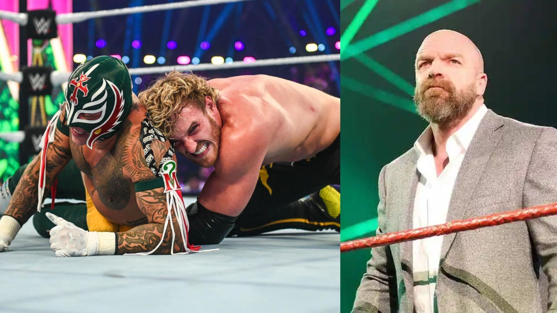 logan paul comments relation wwe triple h