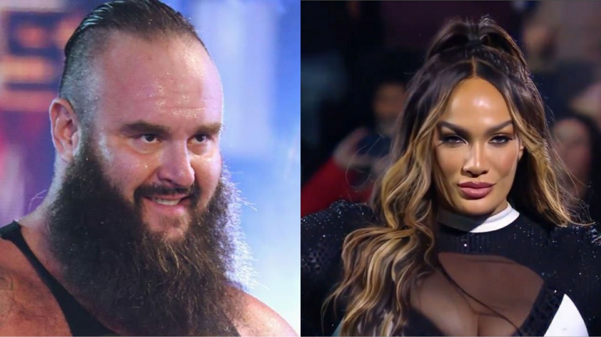 Braun Strowman( left); Nia Jax (right)