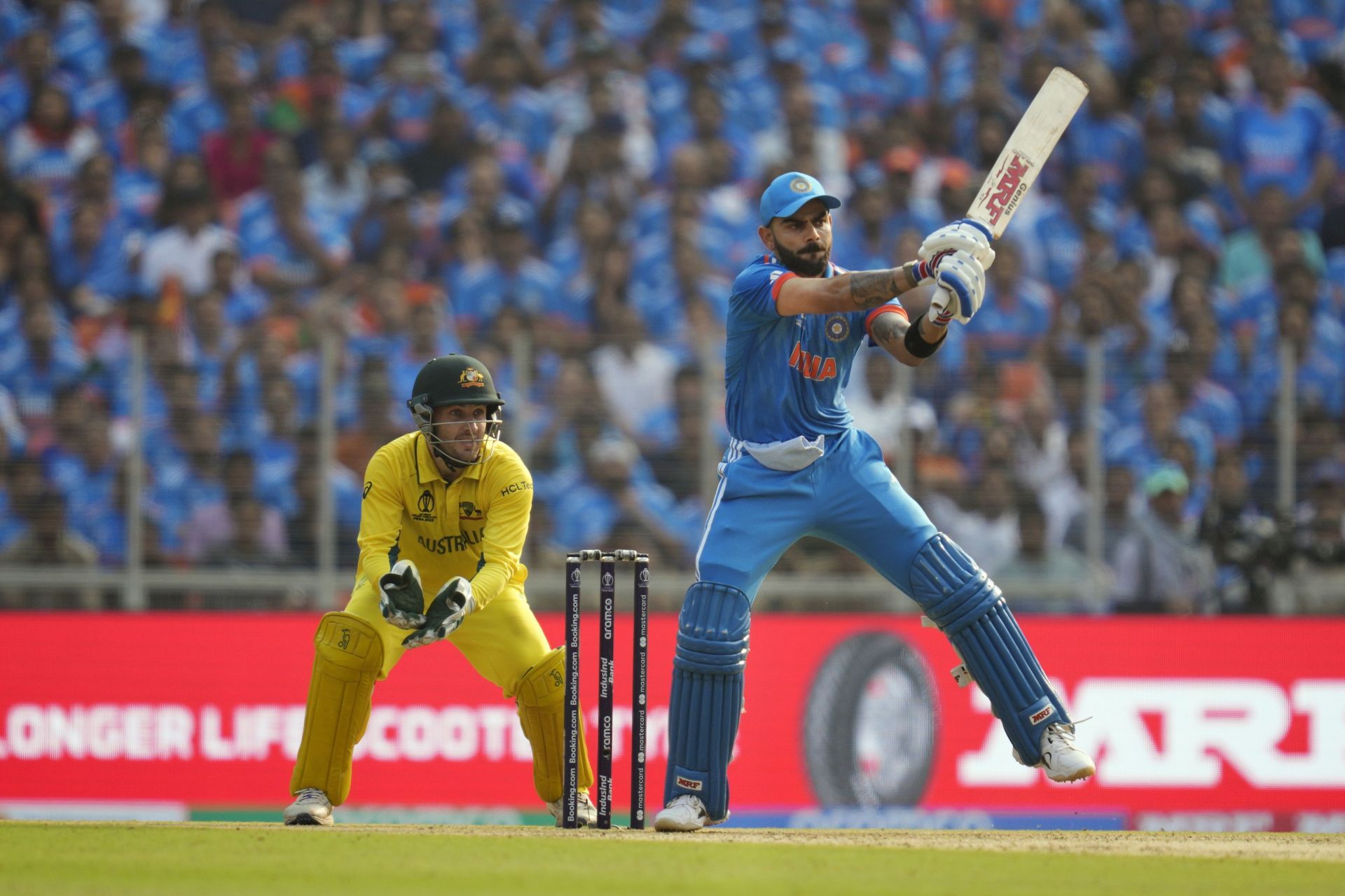 Virat Kohli made a fifty but couldn&#039;t carry on