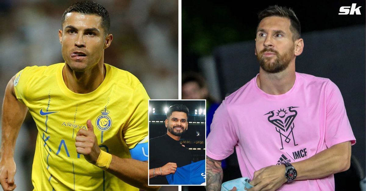 Shreyas Iyer makes his pick from Messi and Ronaldo. 