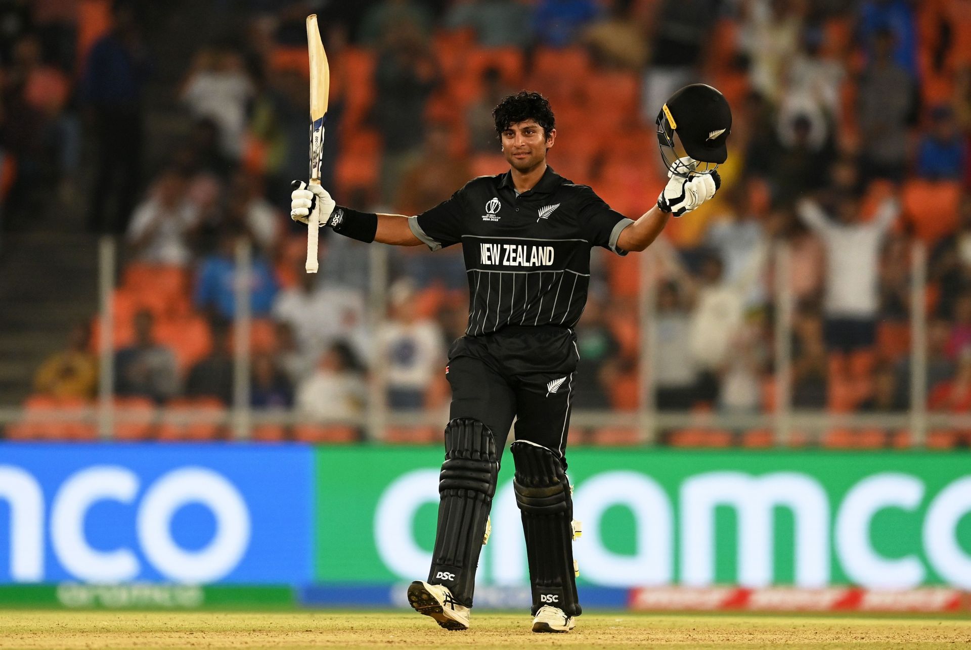 Rachin Ravindra after his 100 vs England [Getty Images]