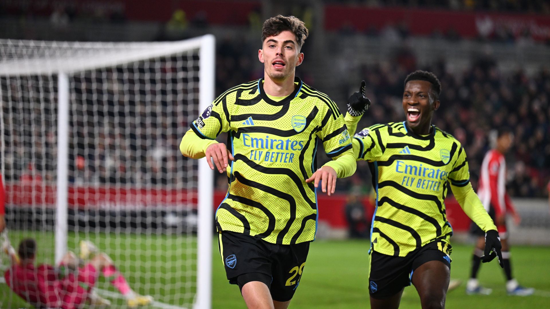 Kai Havertz netted a vital winner that took Arsenal to the top of the league.