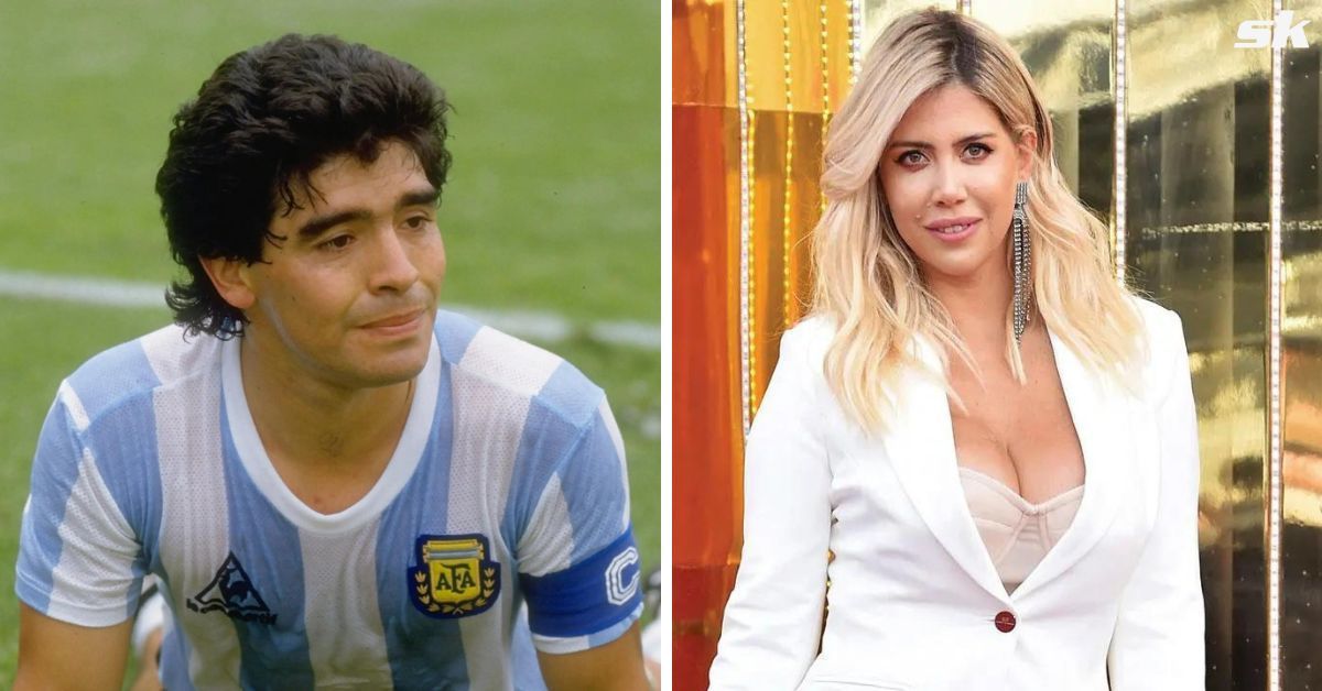 Diego Maradona was involved with Argentine model Wanda Nara in 2006