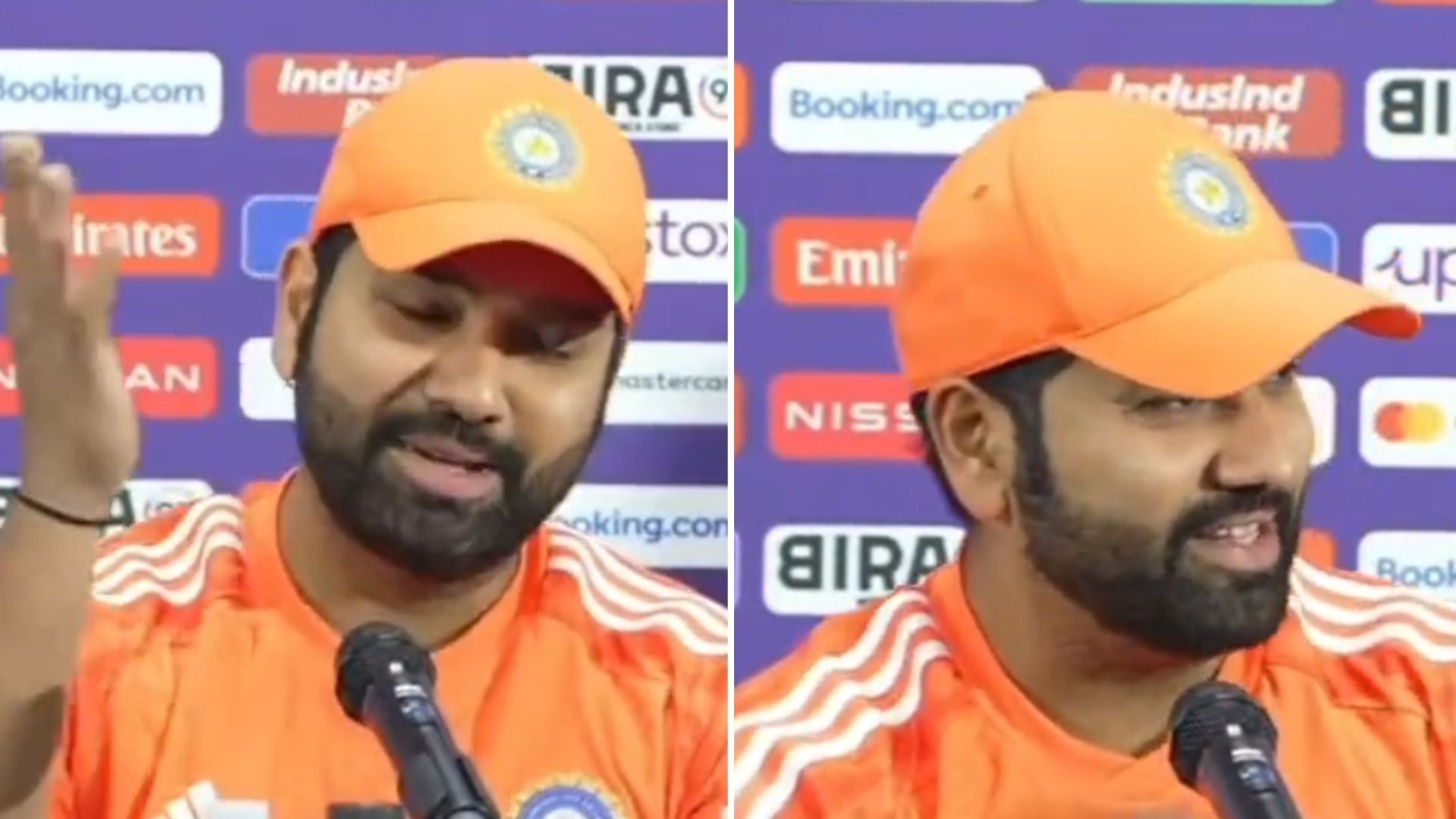 Rohit Sharma once again showed his humourous side in the press conference (P.C.RR X)