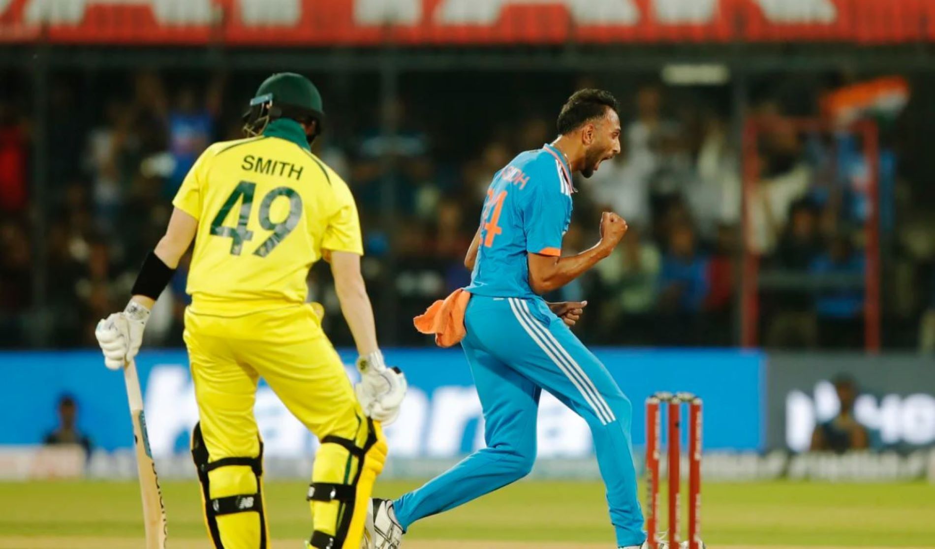Prasidh removed Steve Smith in the recent ODI series against Australia.