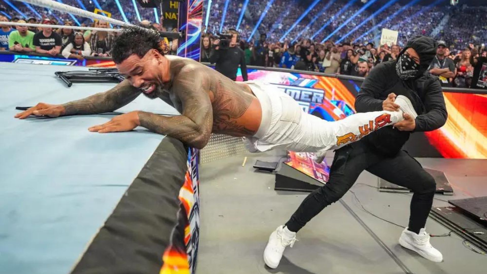 Jimmy betrayed Jey at SummerSlam 2023