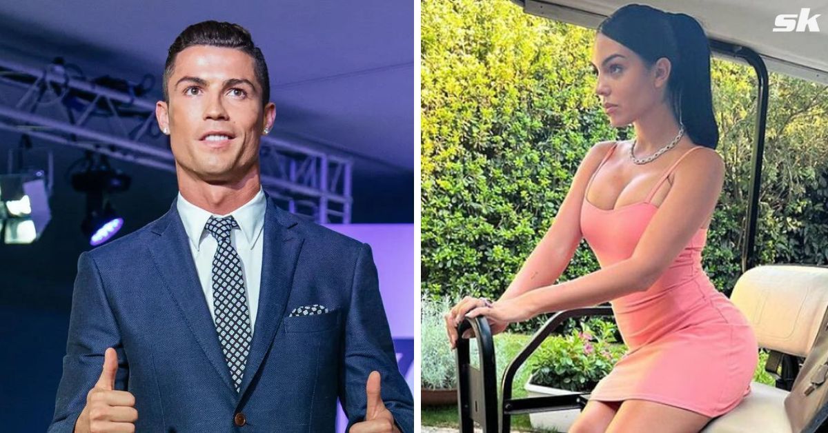 Cristiano Ronaldo and his girlfriend, Georgina Rodriguez 