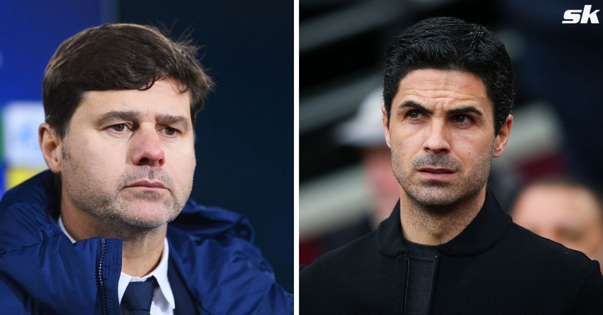 Mauricio Pochettino and Mikel Arteta (via Getty Images)