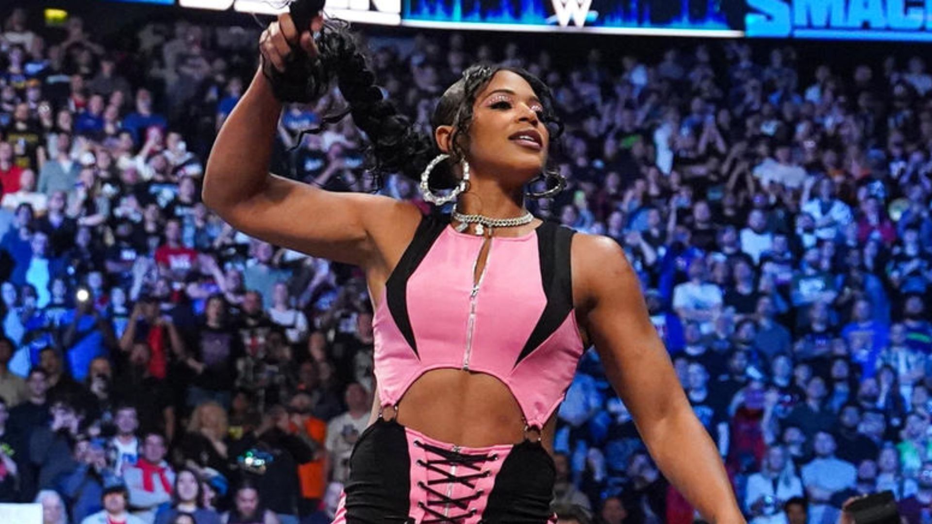 Bianca Belair on SmackDown. Image Credits: wwe.com 