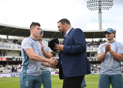 Steve Harmison and Matthew Potts. (Credits: Twitter)