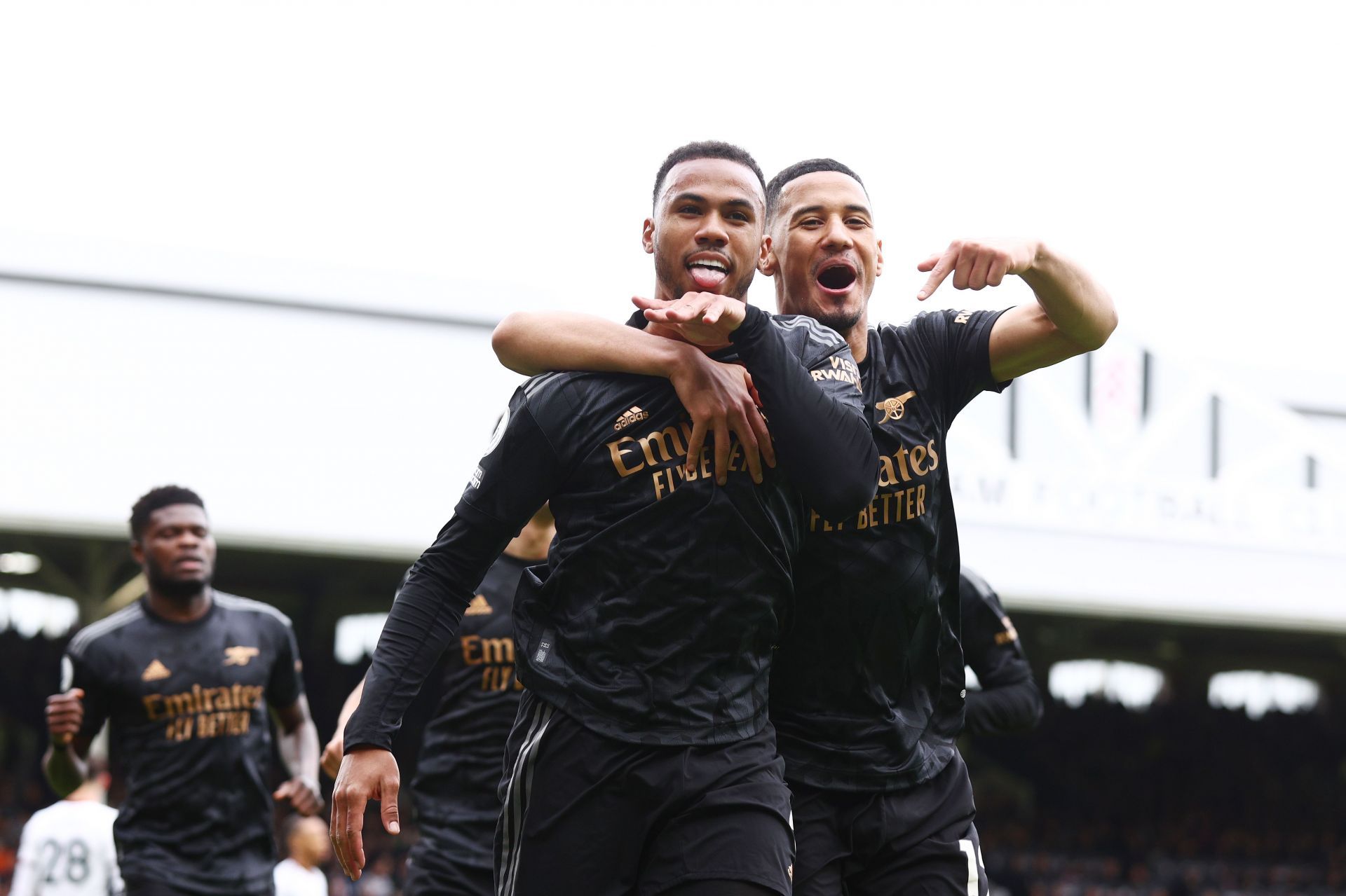 William Saliba and Gabriel (via Getty Images)