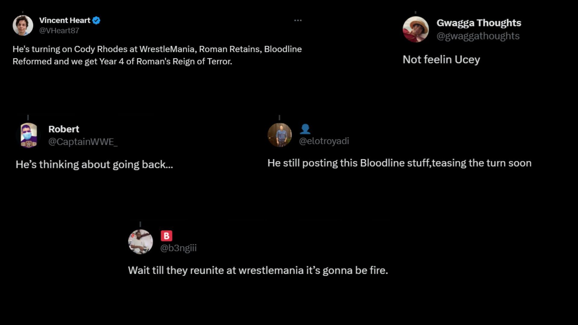 Screenshot of fans&#039; reactions on Twitter.