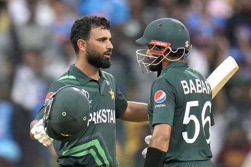 Fakhar Zaman and Babar Azam put on an unbeaten 194. (Credits: Getty)