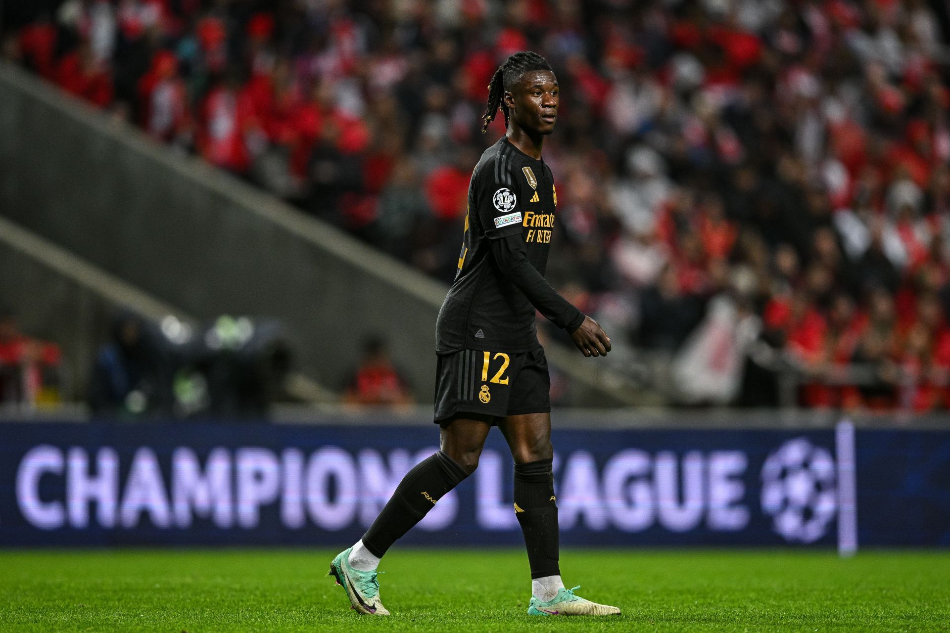 Eduardo Camavinga against SC Braga UEFA Champions League 2023/24 (via Getty Images)