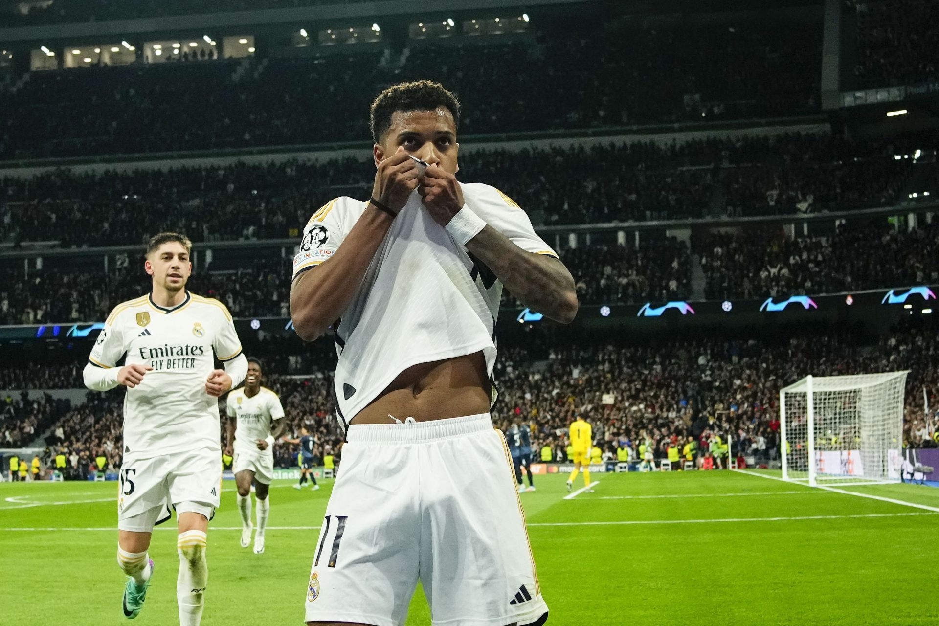 Rodrygo Goes was one of the scorers for Los Blancos.