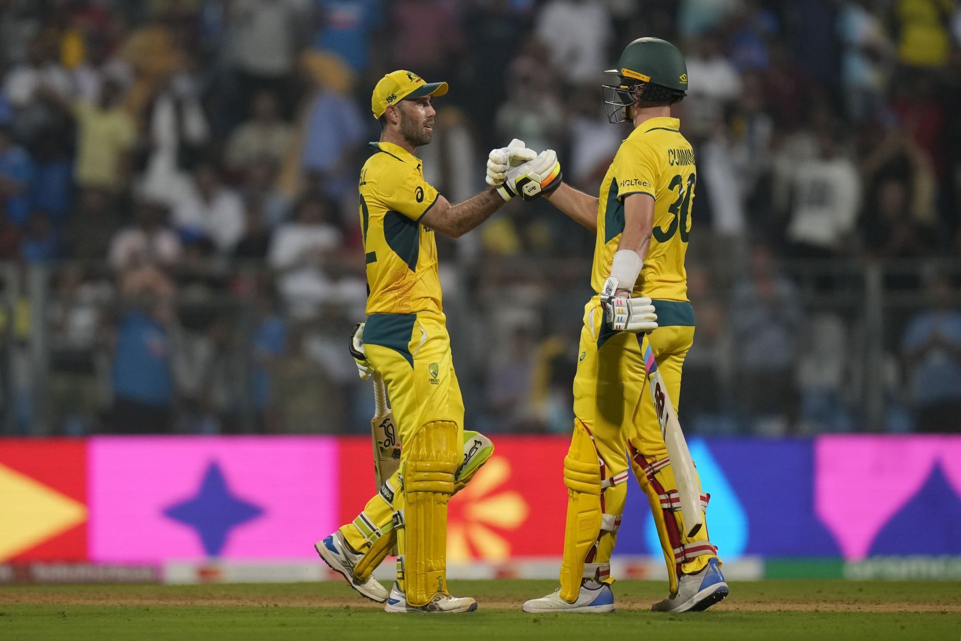 Glenn Maxwell and Pat Cummins (Credits: Getty)