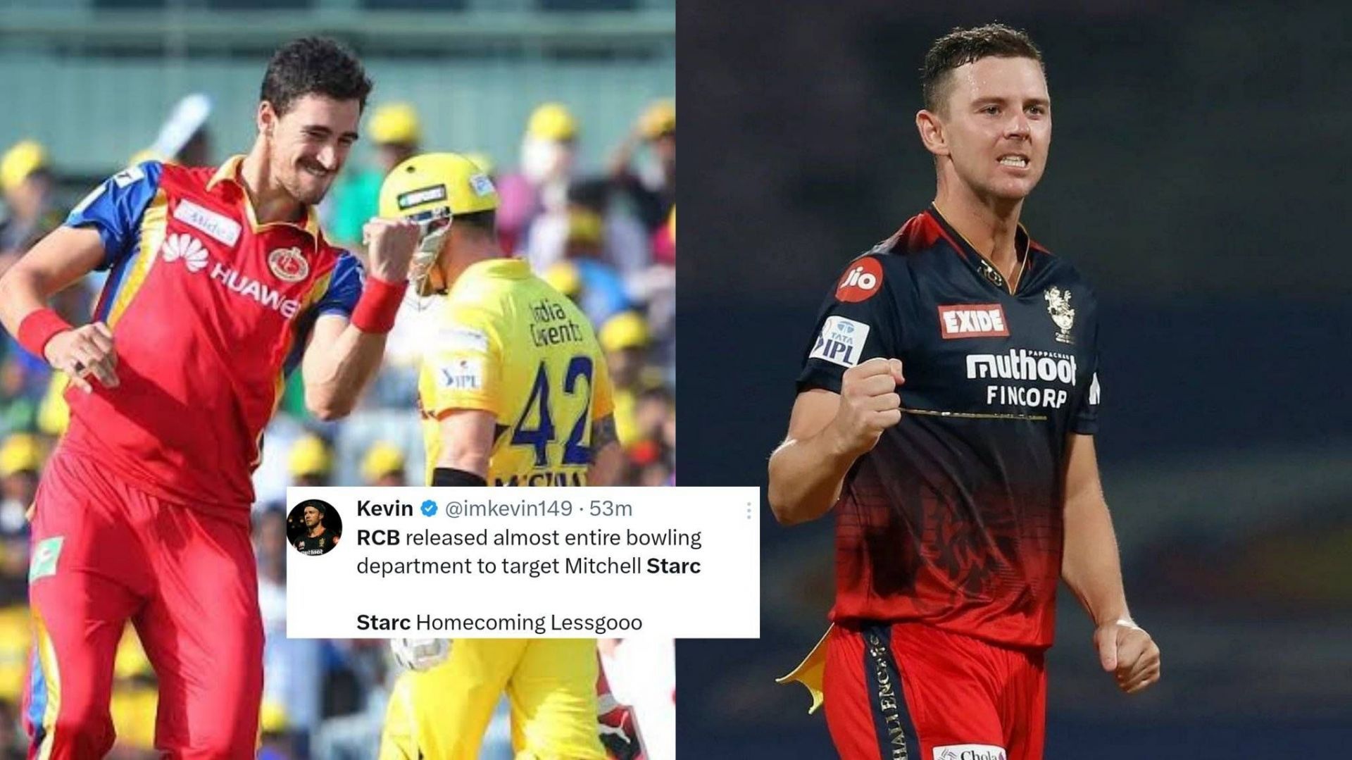 Will RCB go hard for Mitchell Starc at the auction? (Image: X)