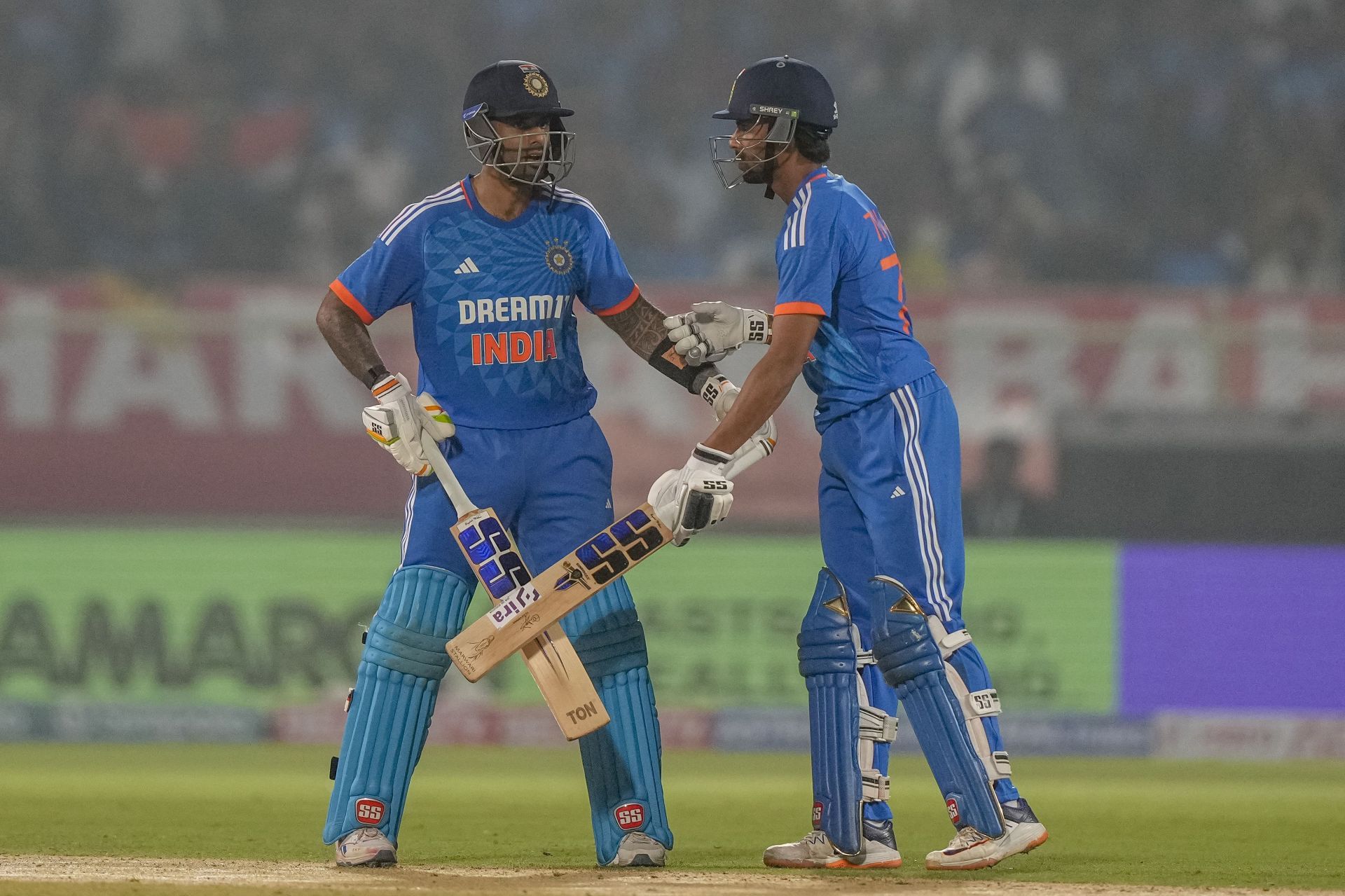 Suryakumar Yadav and Tilak Varma vs Australia [Getty Images]