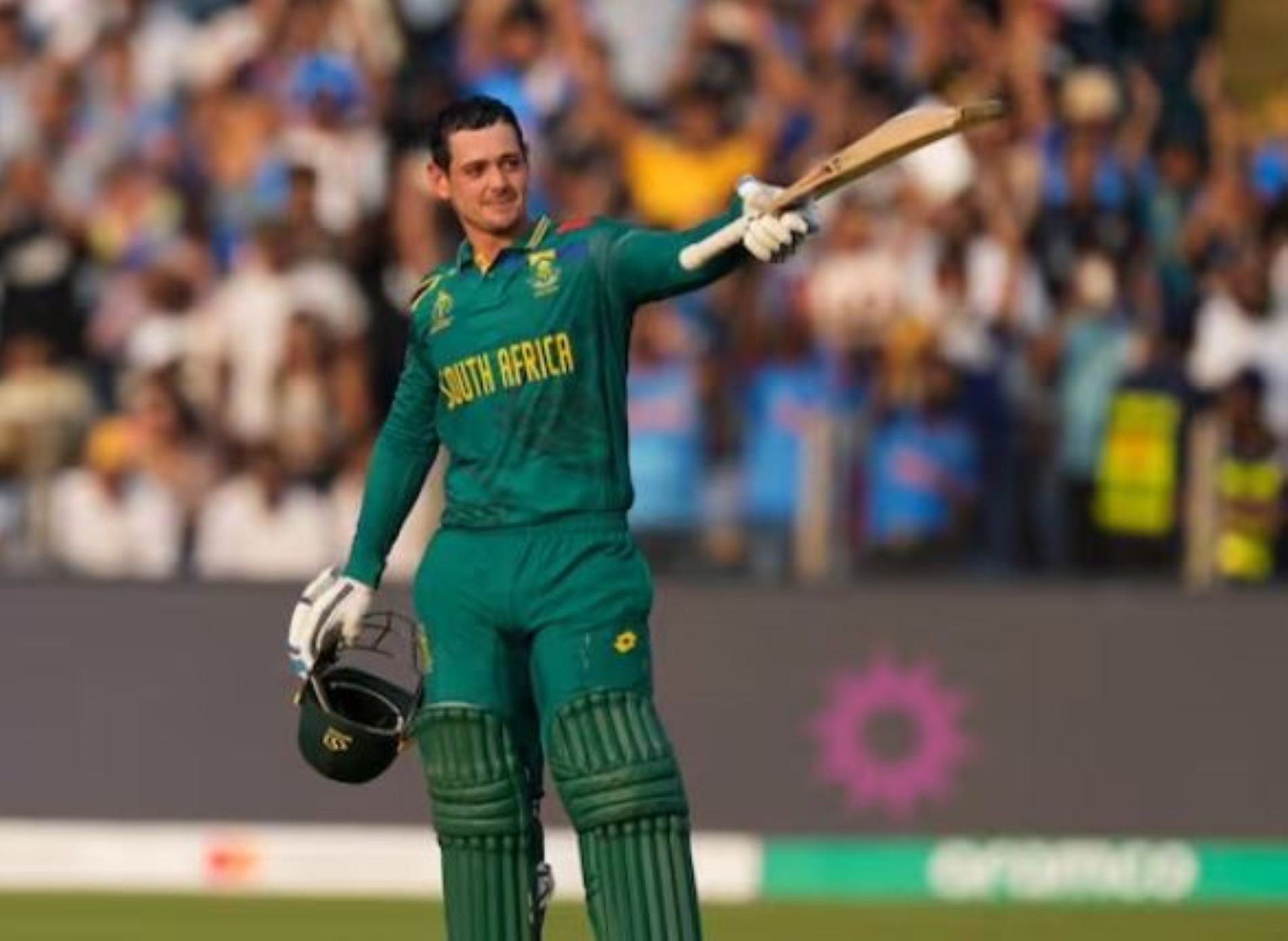 De Kock has been scoring centuries for fun in the World Cup.