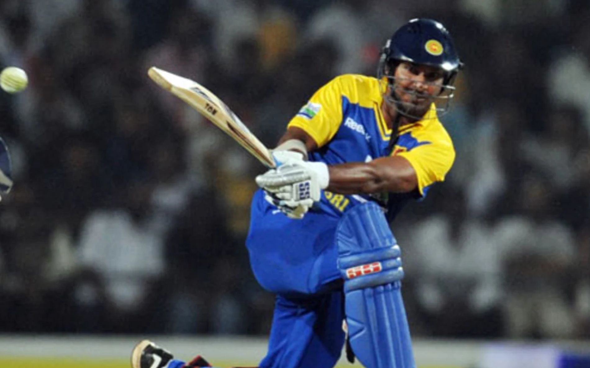 Kumar Sangakkara feasted on Pathan&#039;s part-time off-spin.