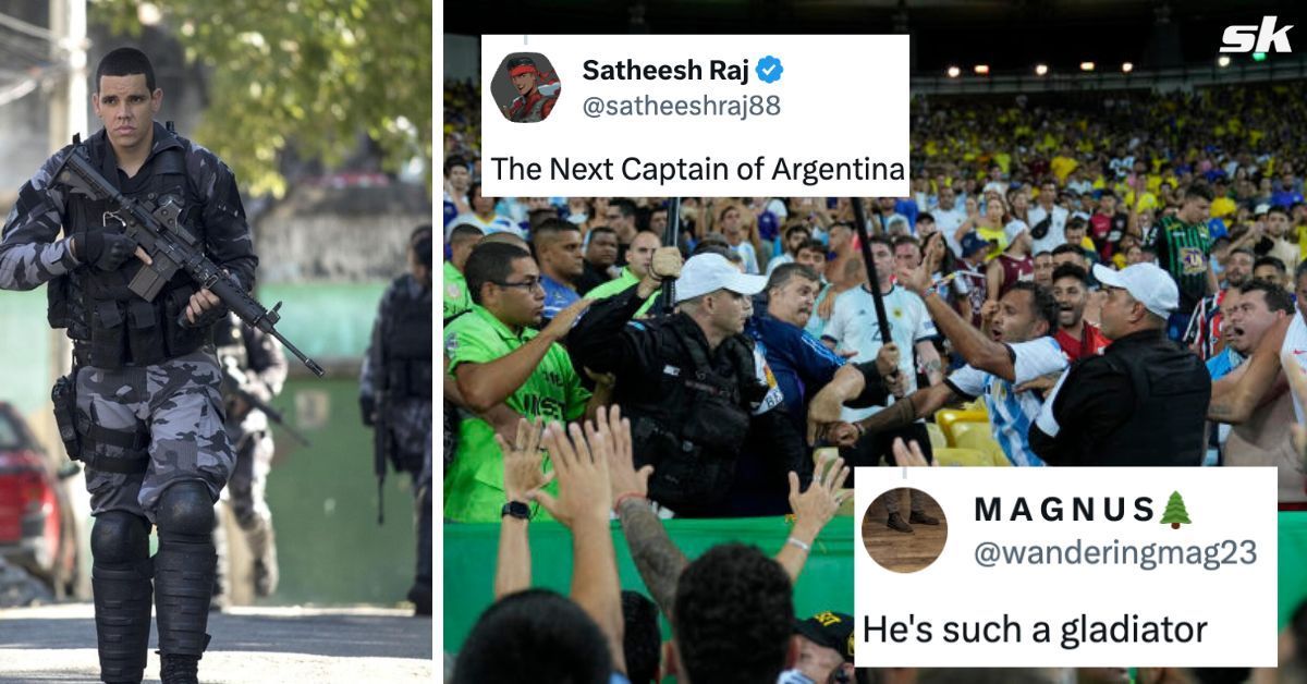 Fans salute Argentina star for &lsquo;crazy&rsquo; act after Brazilian police attack supporters at Maracana
