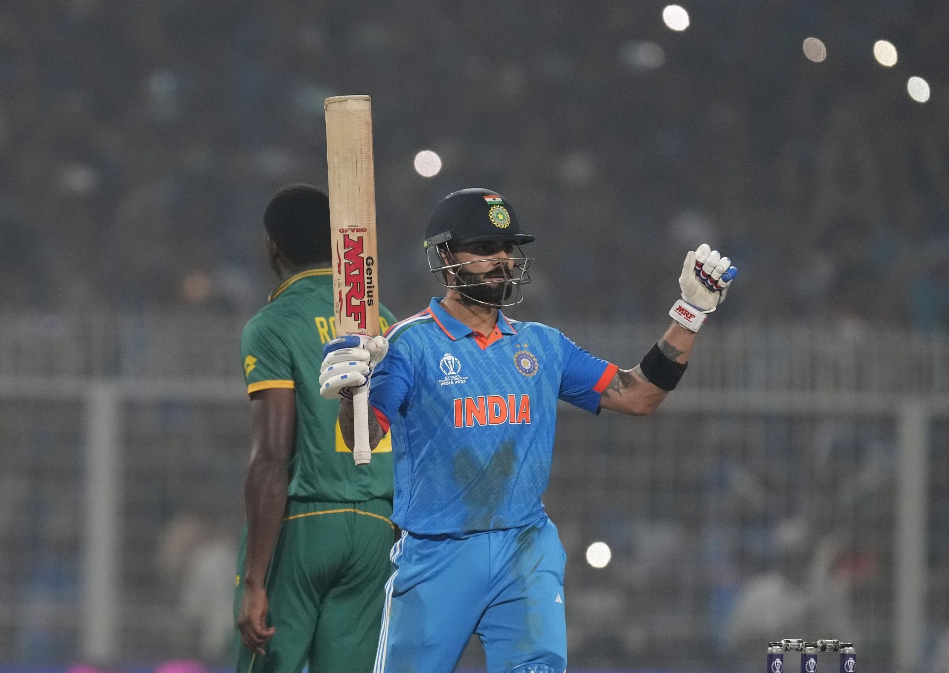 Virat Kohli after his century vs South Africa [Getty Images]