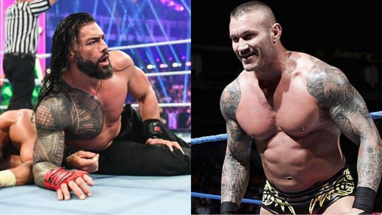 WWE सुपरस्टार्स रोमन रेंस और रैंडी ऑर्टन 