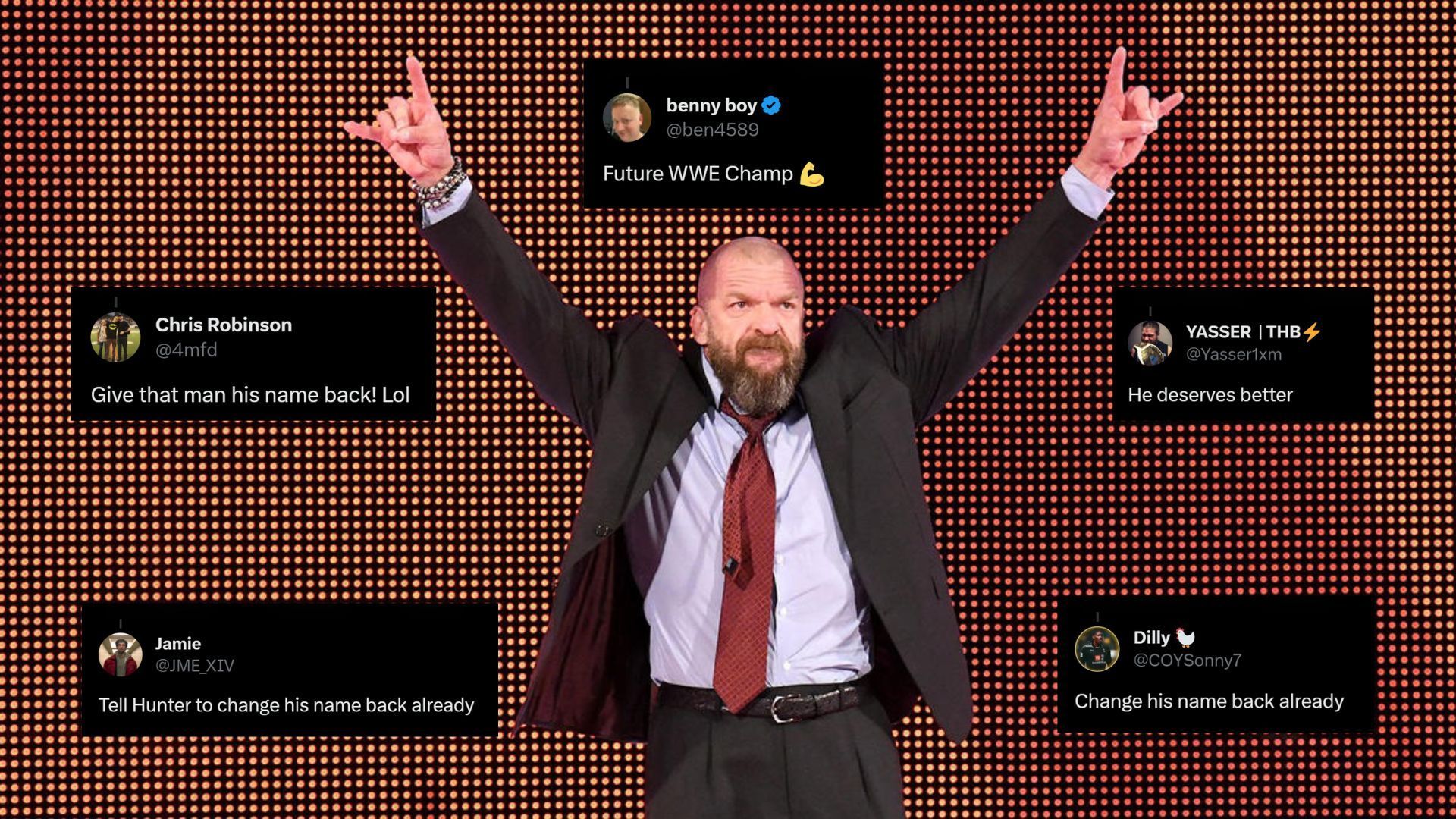 Triple H is the Chief Content Officer of WWE!