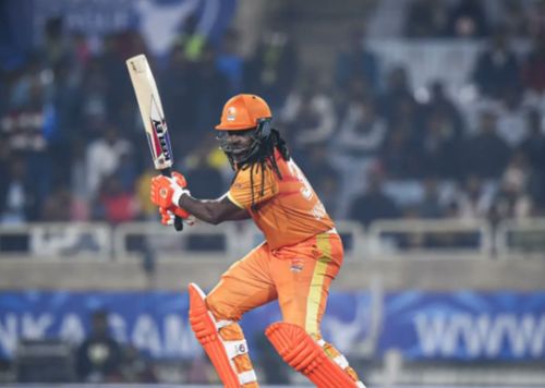 Gayle plays for the Gujarat Giants in the Legends League Cricket.