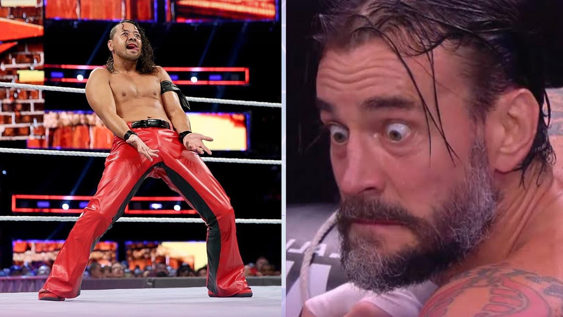 Shinsuke Nakamura (left); CM Punk (right)