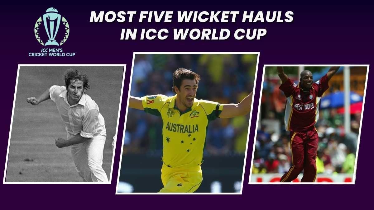 Most Five Wicket Hauls in ODI World Cup History