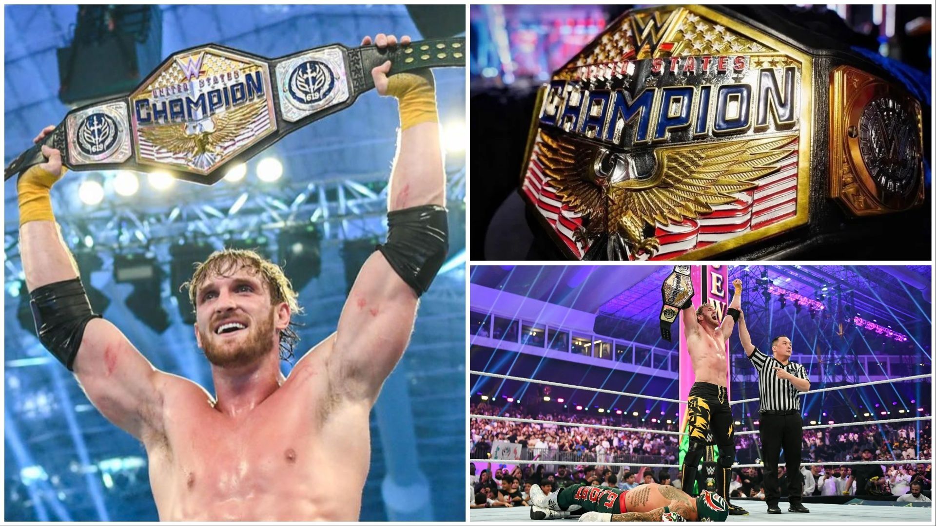 The reigning WWE United States Champion Logan Paul.