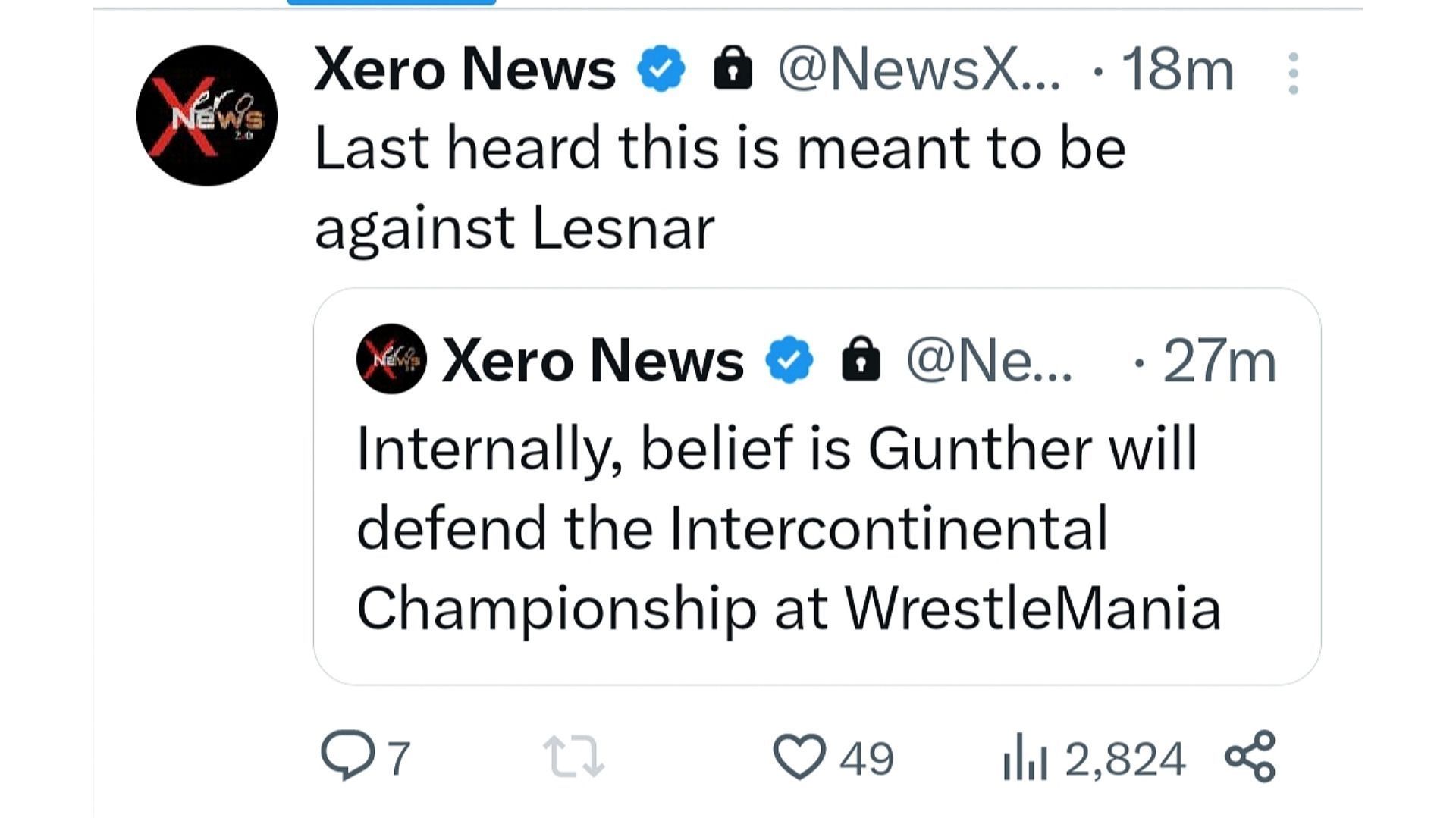 Xero News&#039; tweet